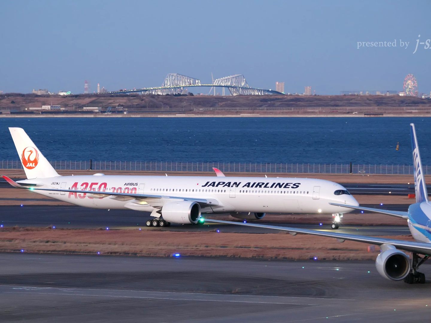 jal a350-1000 ja01wj 2024.1.25|羽田空港|4k