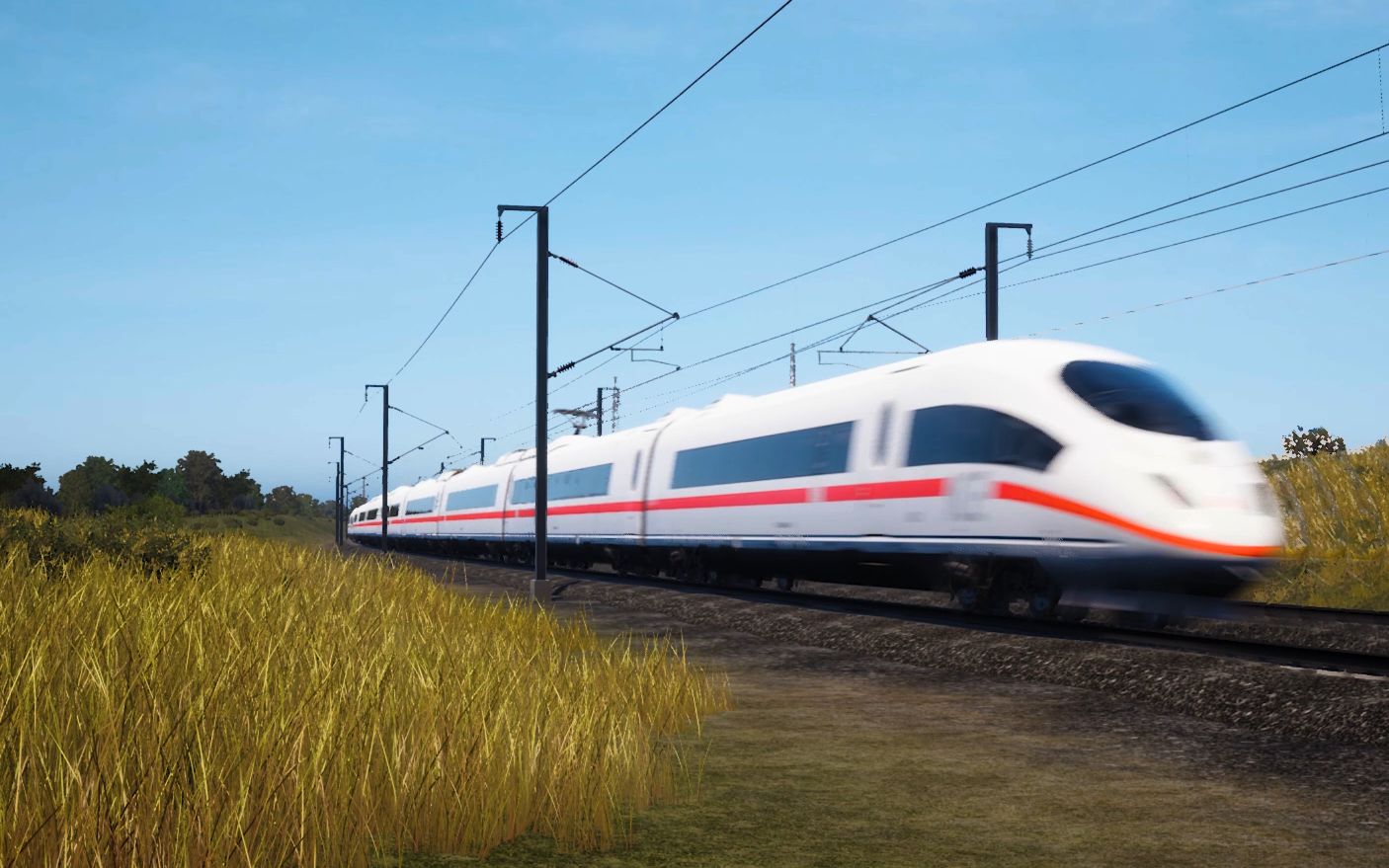 模拟火车世界2ice3重联ice3m通过法国乡间