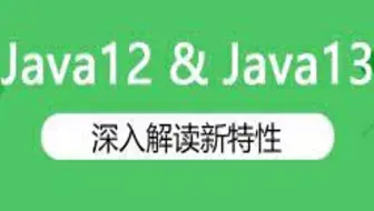 【Java】深入解读 Java12 和 Java13 的新特性