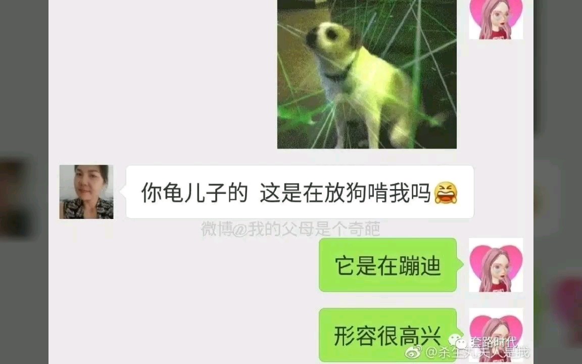 千万不要发表情包给你爸妈哈哈哈!哔哩哔哩bilibili