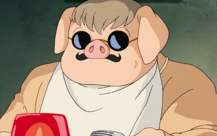 如果温柔和浪漫有代名词 一定就是红猪和吉娜的故事吧.