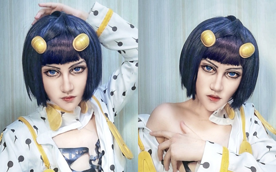 【桦音】jojo黄金之风—布加拉提cos妆教/记