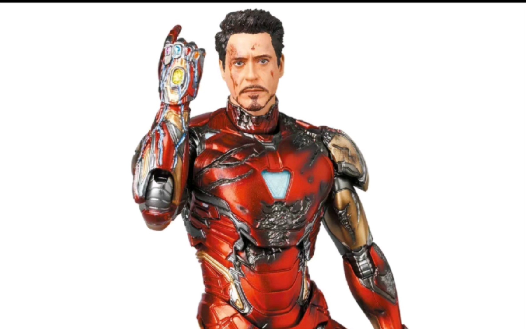 mafex钢铁侠马克8战损版