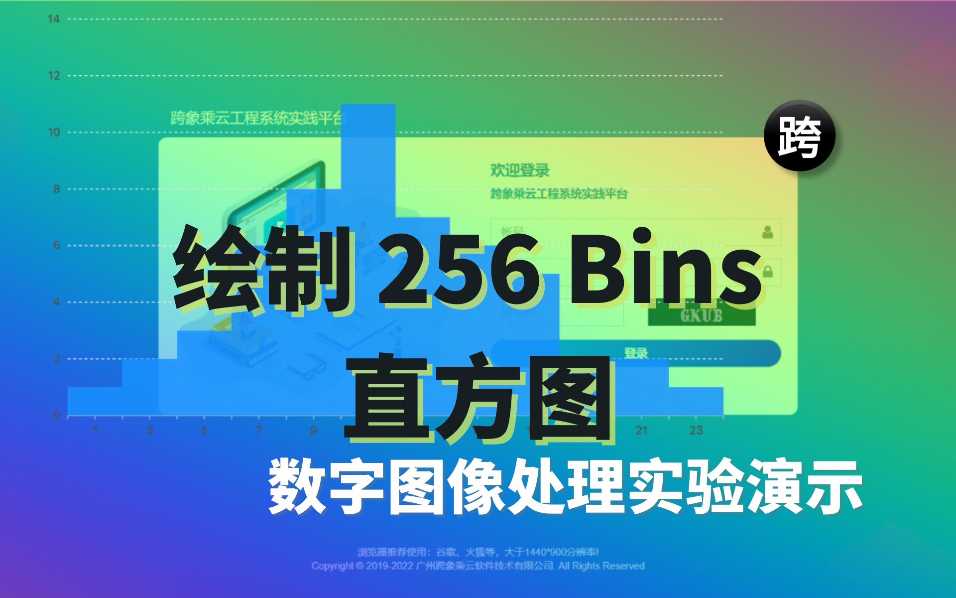 数字图像处理实验演示  19. 绘制 256 Bins 直方图哔哩哔哩bilibili