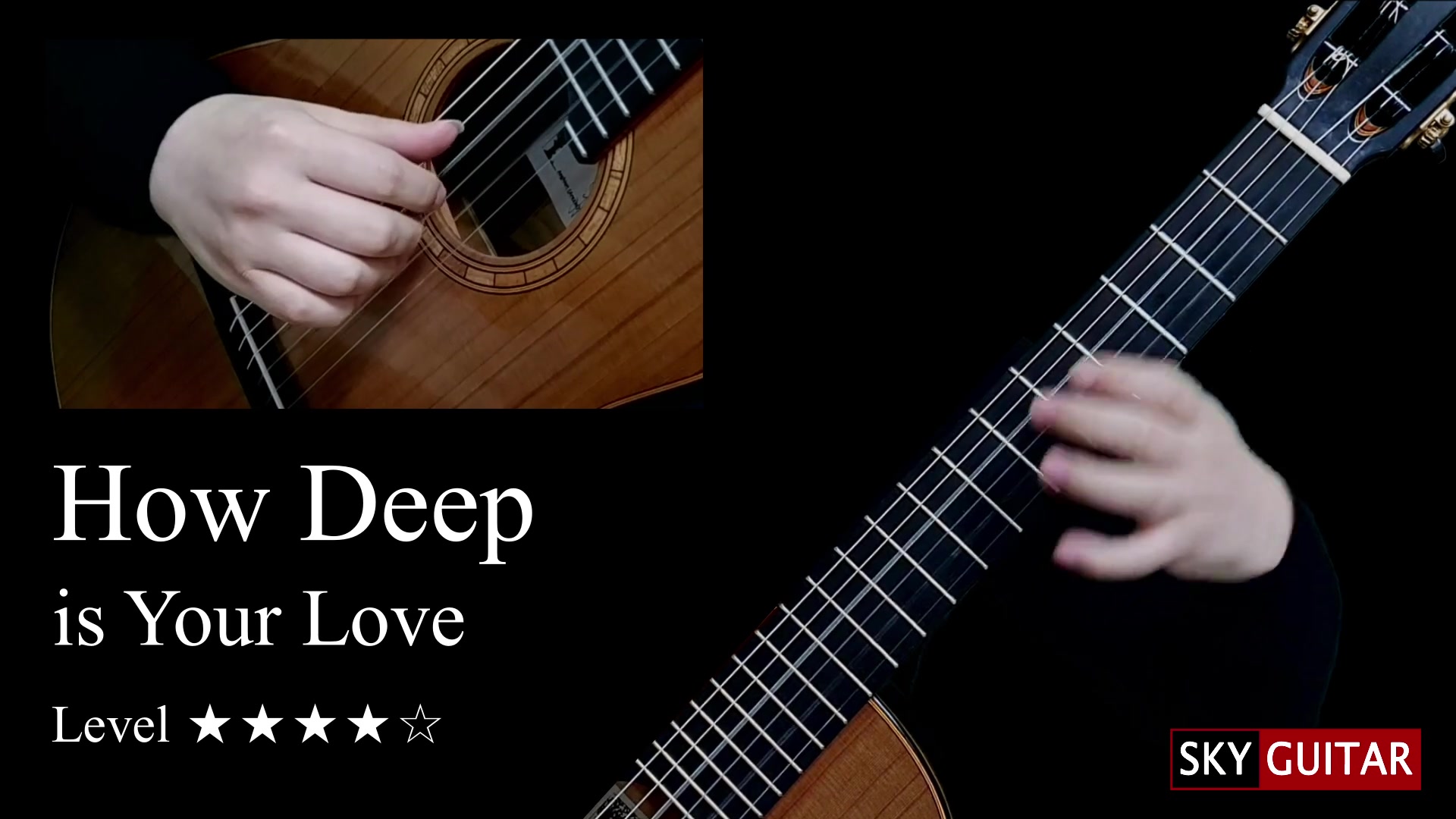 [图]好听有教学！How Deep is Your Love