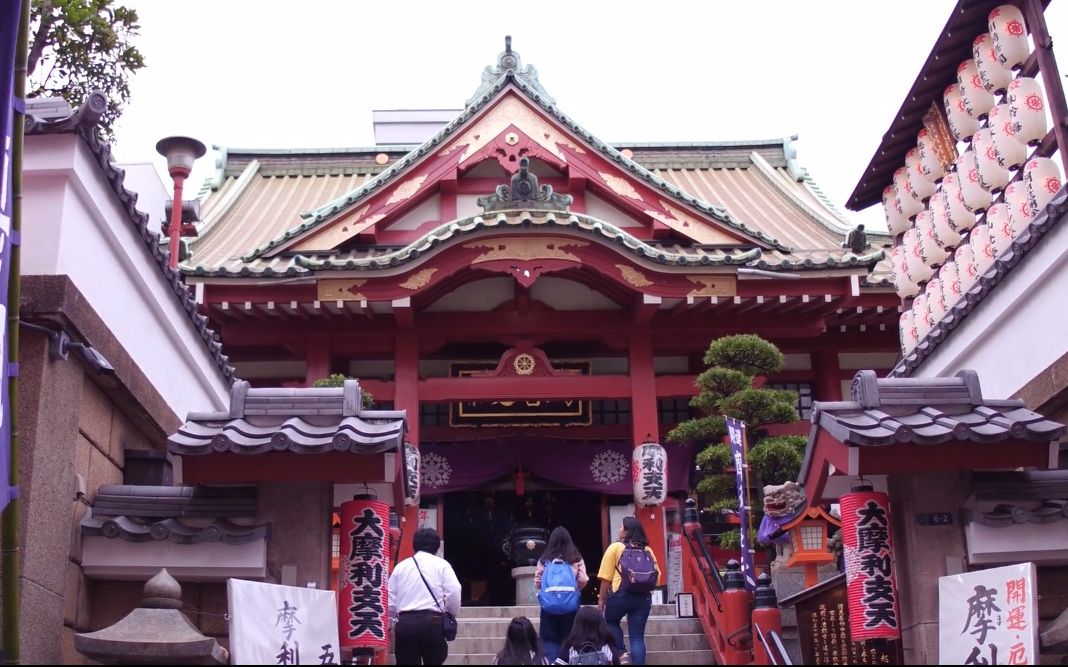 超清日本漫步上野阿美横町商业街摩利支天德大寺20185