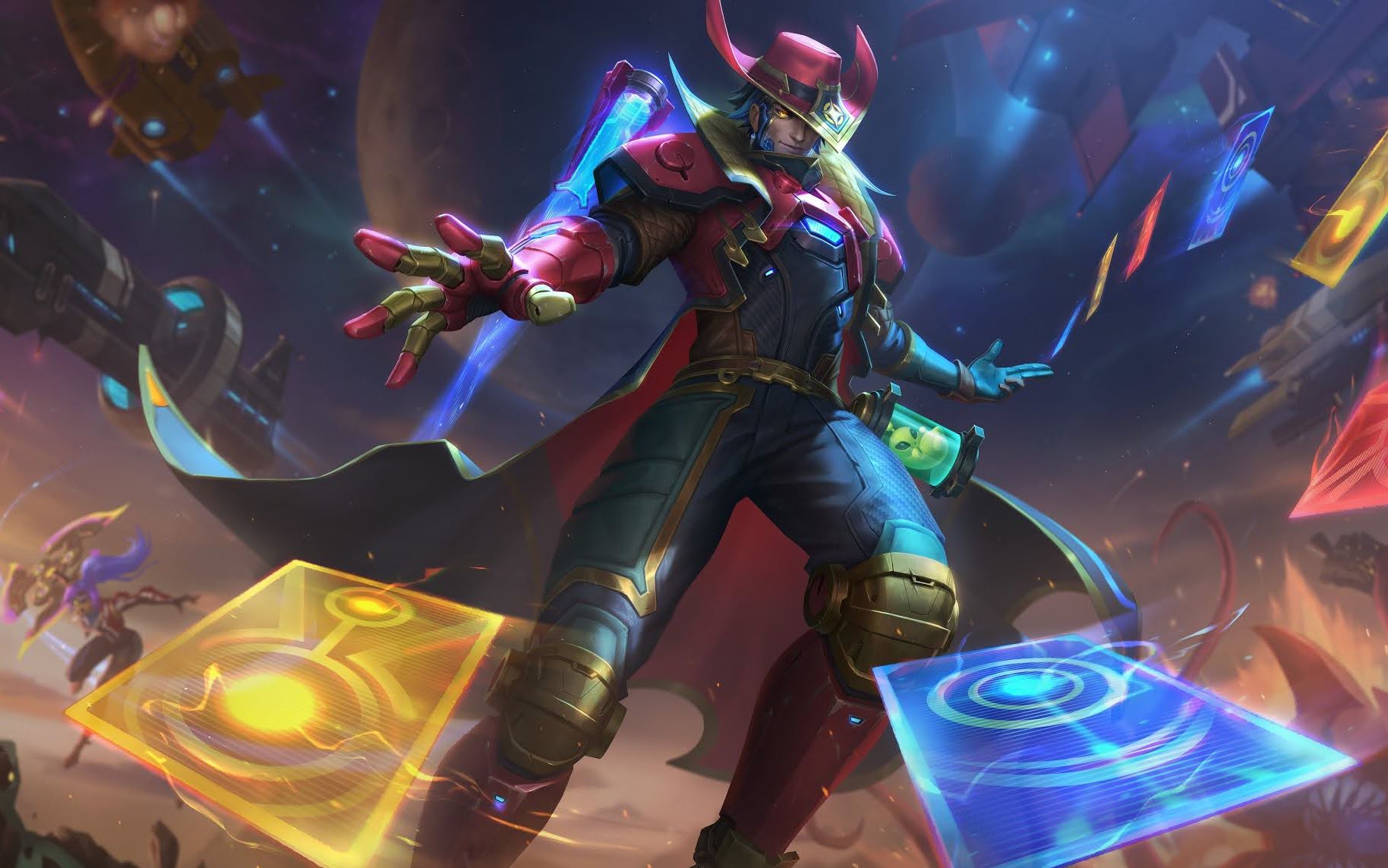 lol英雄联盟卡牌大师新皮肤奥德赛崔斯特(不知道怎么吐槽,但是还是要