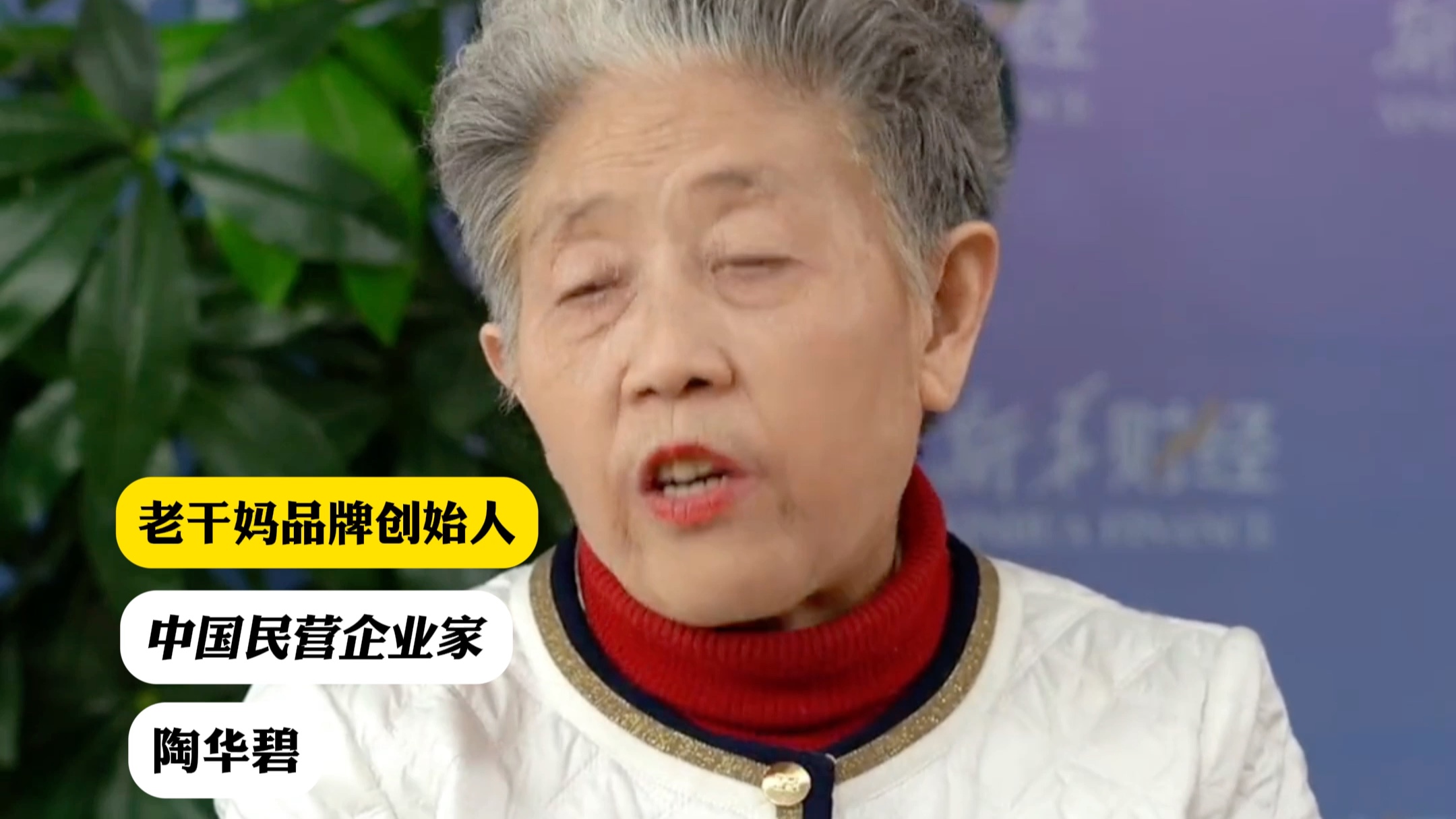 国货老干妈品牌创始人接受采访,做生意人品要踏踏实实,质量要有保证!