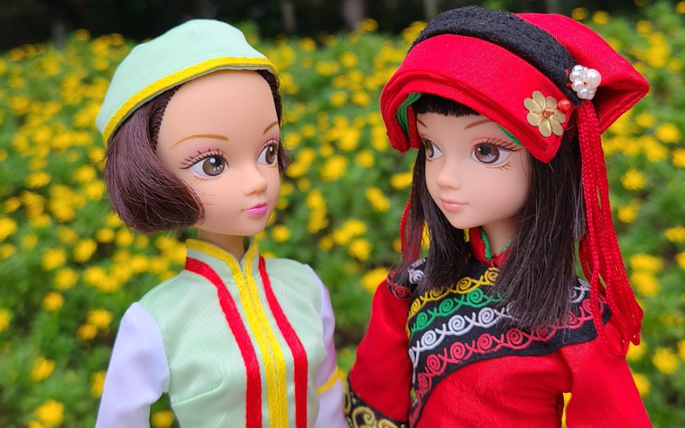 可儿娃娃服饰 彝族 回族 太喜欢了 衣服真好看啊!