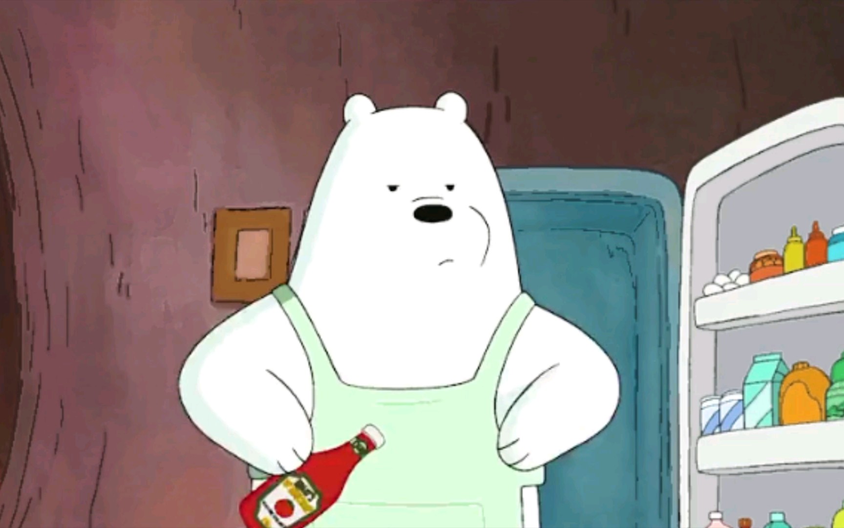 白熊生气揣手手_哔哩哔哩_bilibili