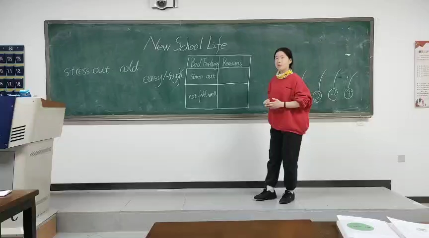 [图]听力课型  New school life 训练