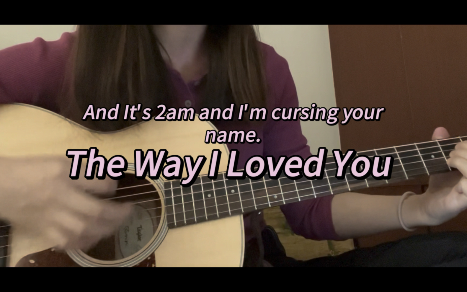 [图]弹唱｜The Way I Loved You—Taylor Swift