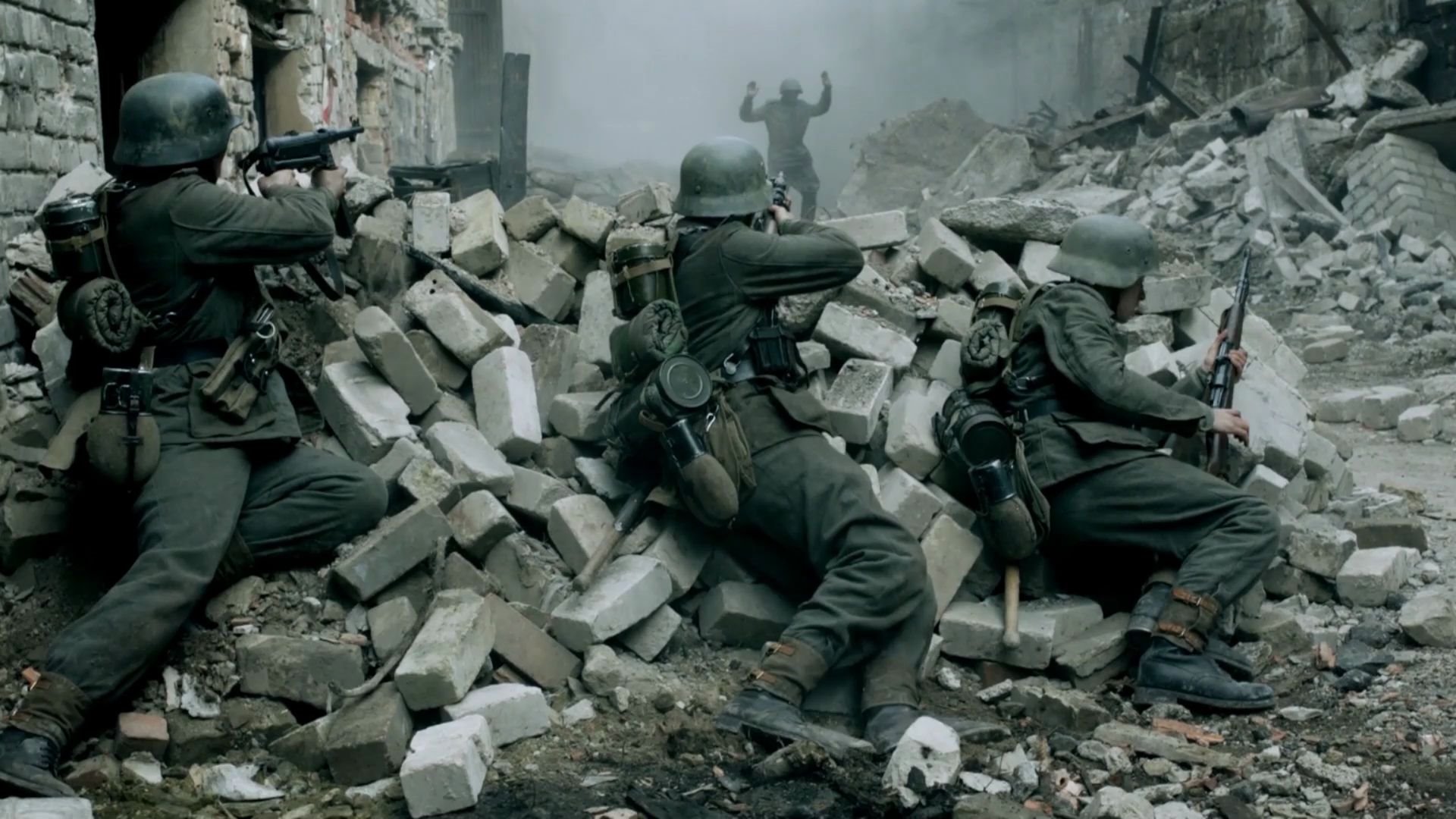 二战经典片段 苏德战场上教科书式的巷战电影