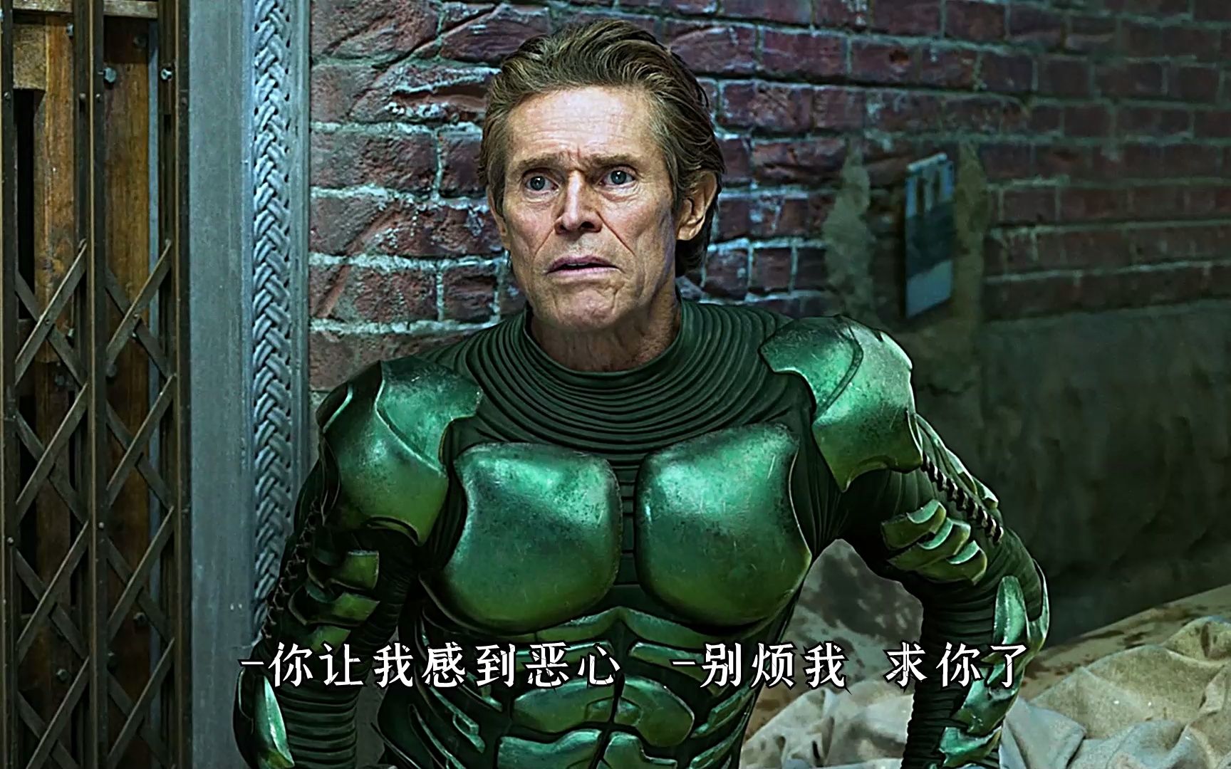 英雄无归里绿魔的邪恶被演绎的淋漓尽致,光是笑声都带有压迫感!