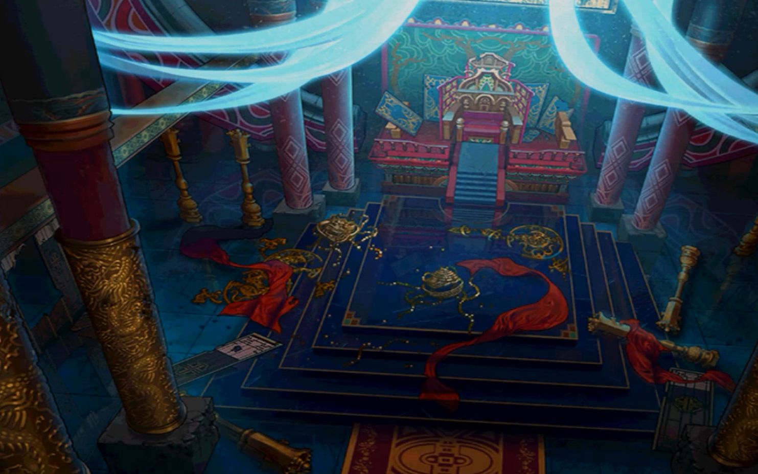 dnf天界叛乱剧情(一)——空荡荡的皇宫