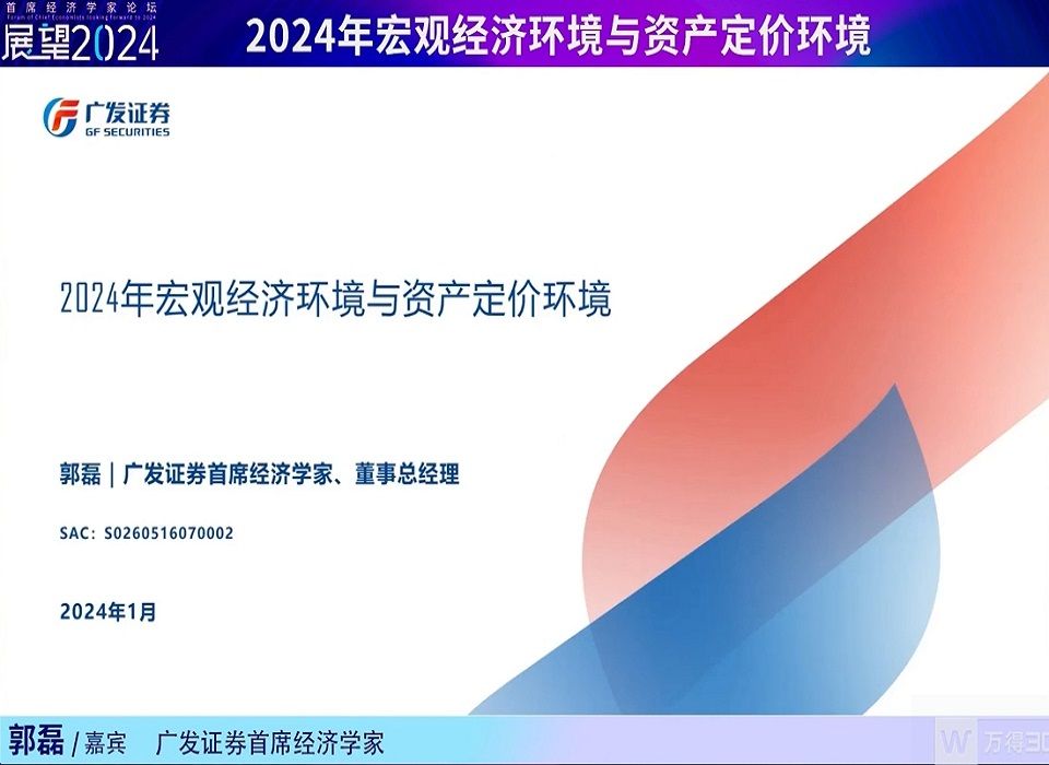 20240117经济学家郭磊:24年宏观经济环境与资产定价环境哔哩哔哩bilibili