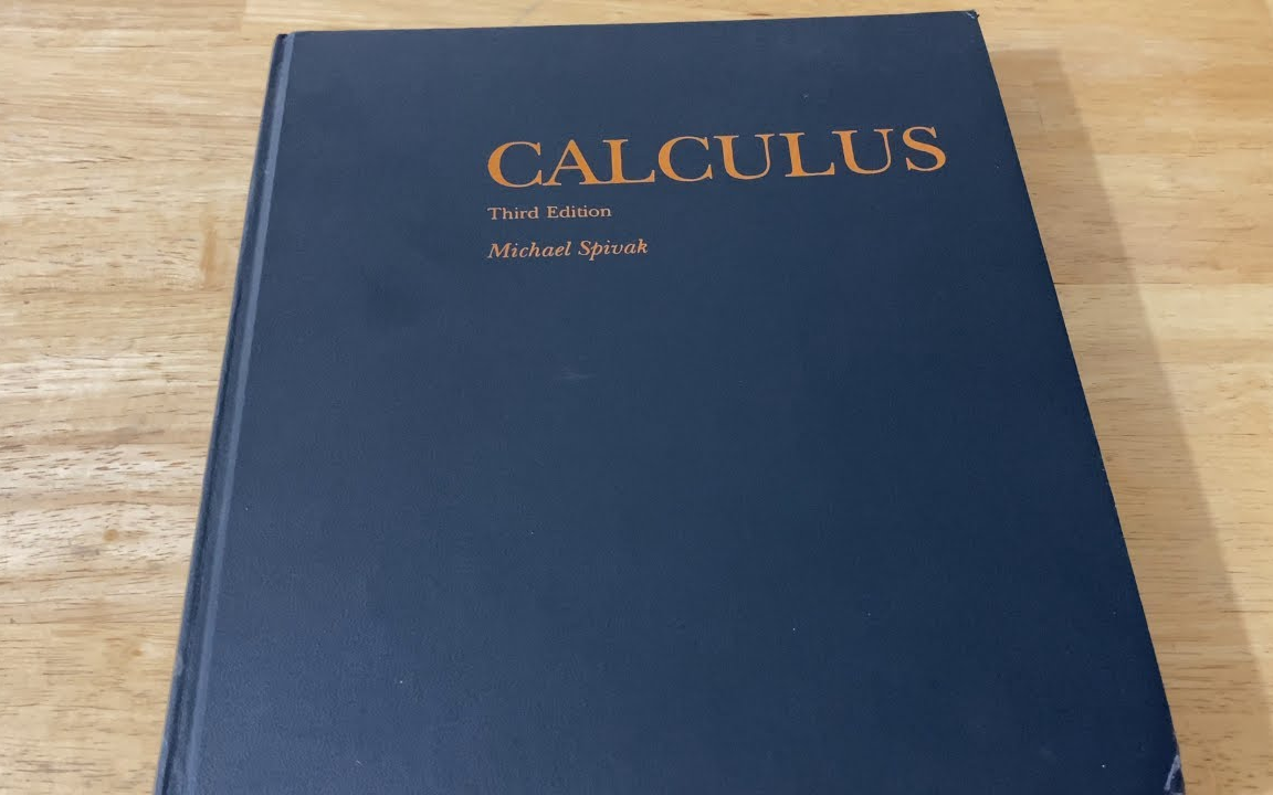 微积分教材&习题答案册 |Michael Spivak's Calculus Book & Answer Book哔哩哔哩bilibili