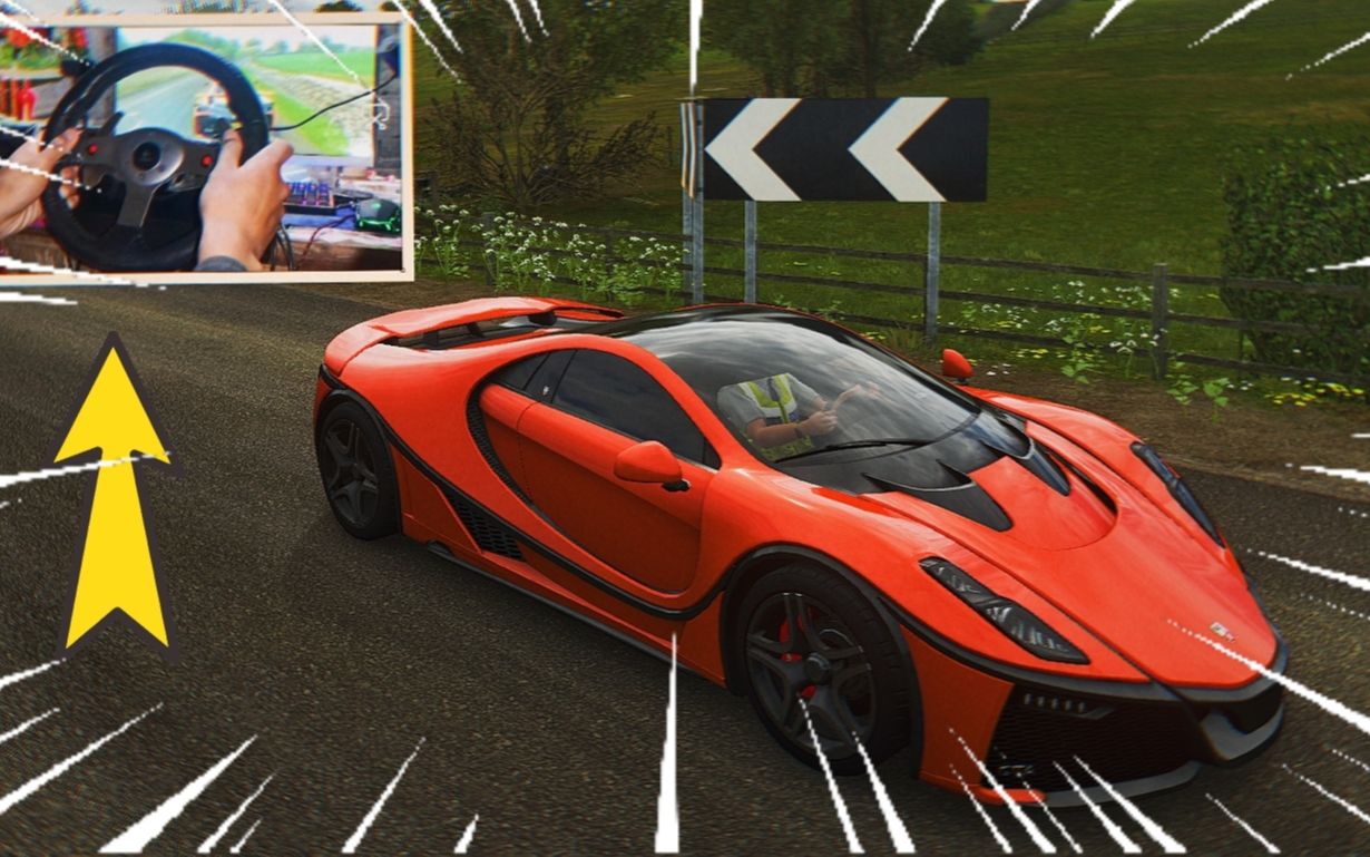 《地平线4》用罗技方向盘驾驶gta spano跑车,会好控制吗?