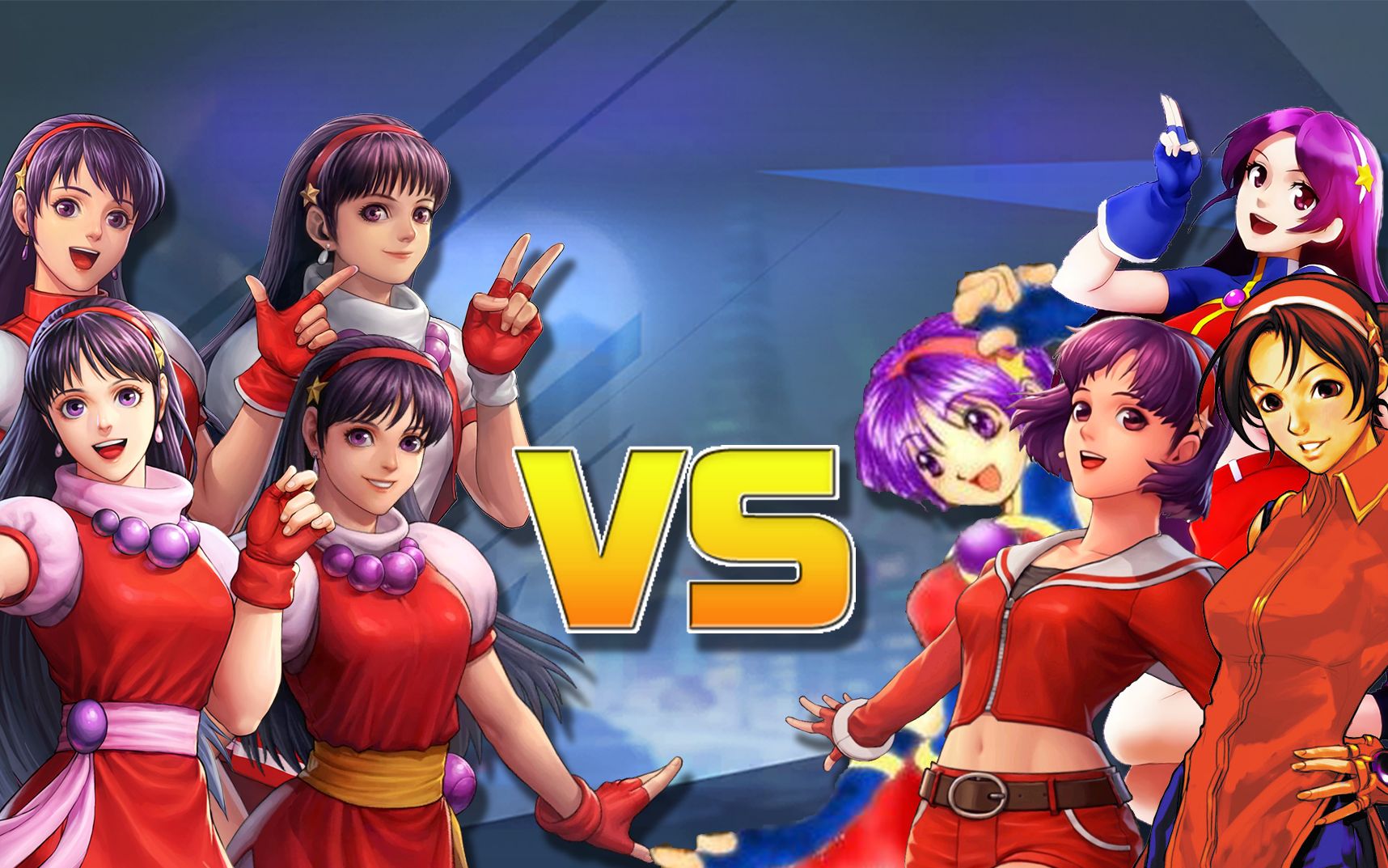 【mugen】自己打自己?95麻宫雅典娜到02麻宫雅典娜之间的对战