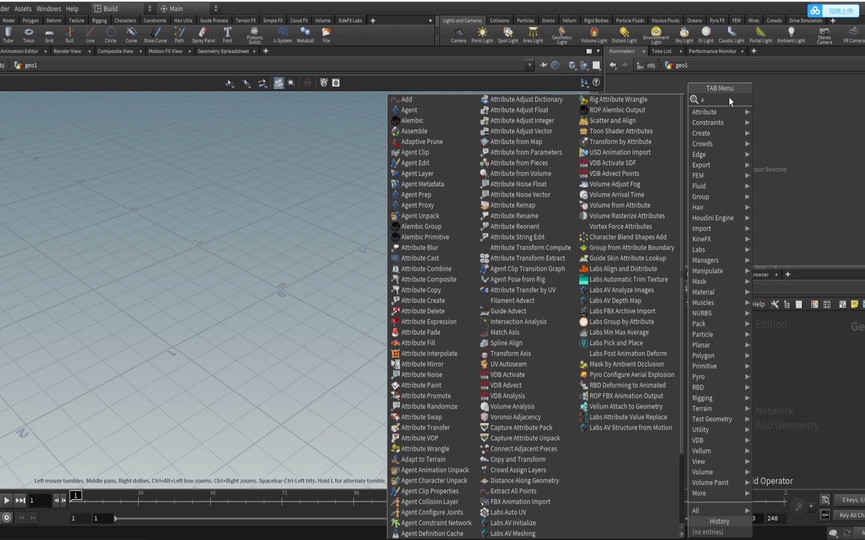 想学houdini 老老实实学习英文版本! houdini 不可能有中文版本!