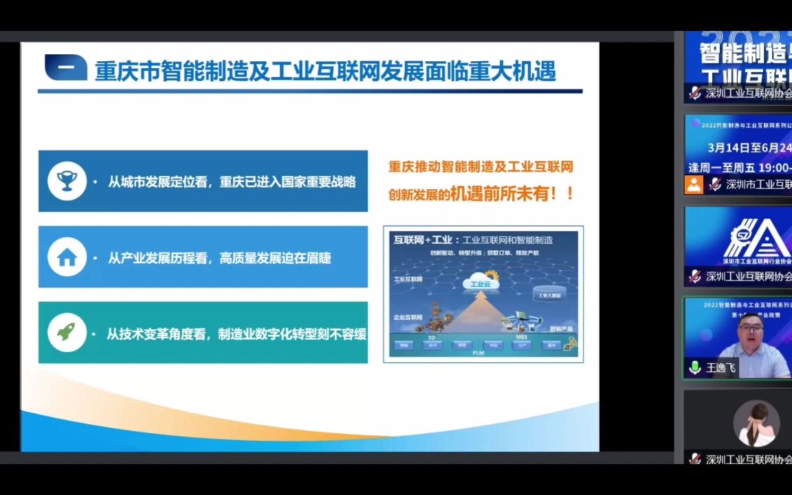 【课程回放】王逸飞重庆市经济和信息化委员会 智能化处副处长(主持工作)哔哩哔哩bilibili