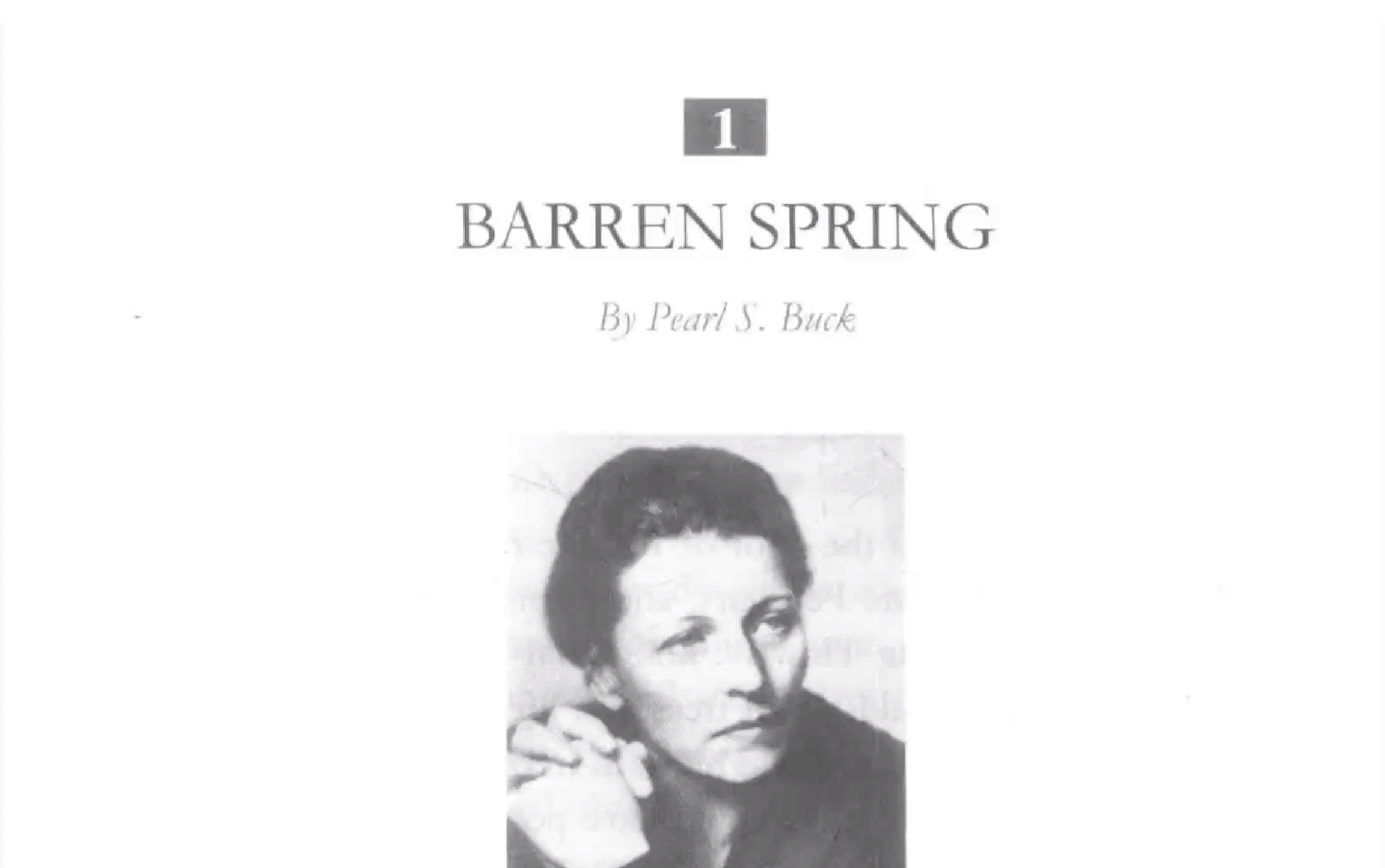Barren spring_哔哩哔哩_bilibili