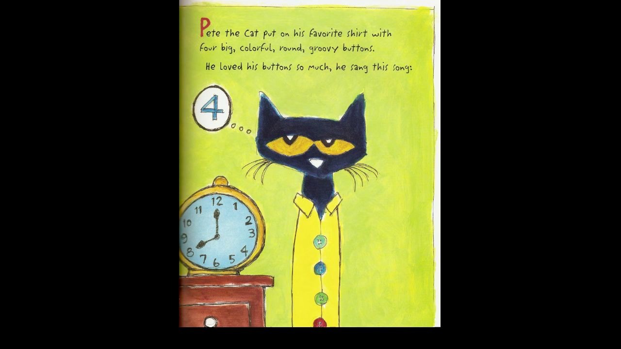 [图]绘本彼得猫和纽扣Pete the cat and his groovy buttons