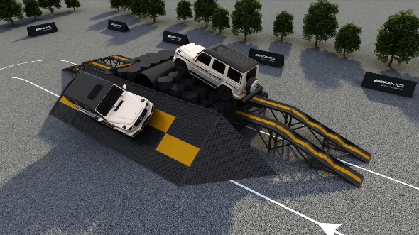 三亚试驾道具 三亚试驾场地 三亚越野器械 驼峰侧坡枕木路交叉轴,双面