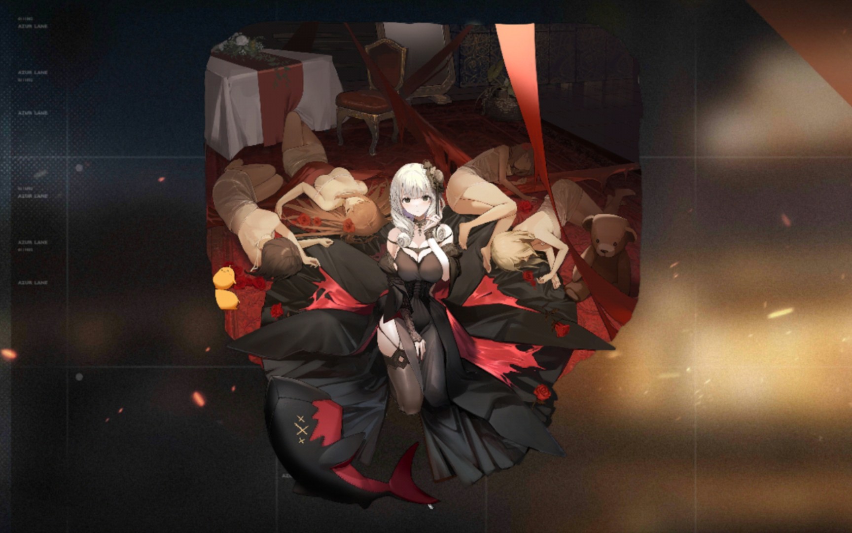 【碧蓝航线】吕佐夫皮肤—永夜的赤之贵族 鉴赏 含特触