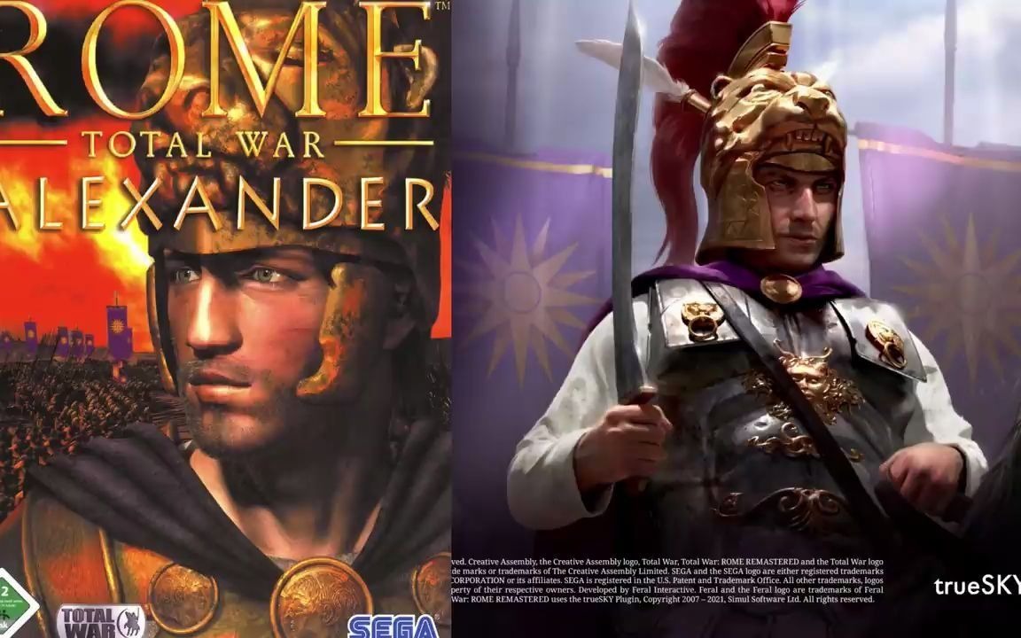 【全面战争罗马重制】原版vs重制:亚历山大 蛮族入侵dlc