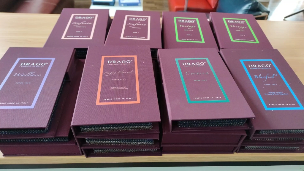 drago 意大利迪拉戈品牌面料商drago 面料册色卡样册安排了吗