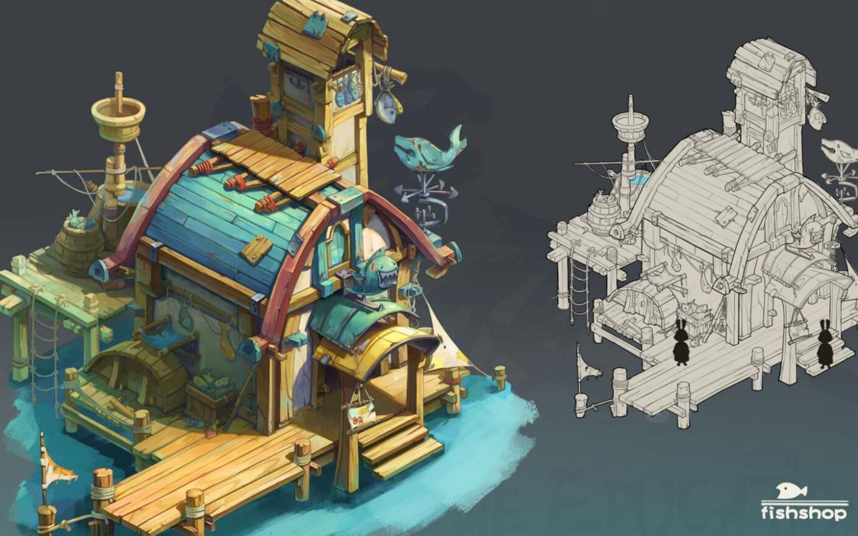 【3d建模】【建筑模型】新的一年也是建模肝作品的一天