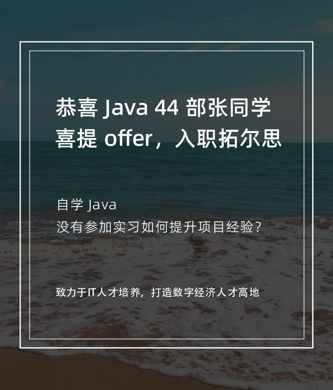 【知了堂动态】自学Java,如何提升项目经验?哔哩哔哩bilibili