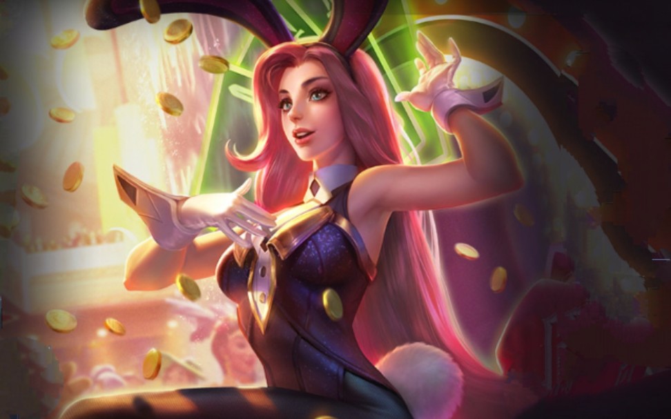 arena of valor (传说对决)先行服 叶娜 兔女郎 特效鉴赏 (台服 花