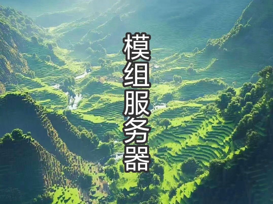 你也可以做模组服务器!