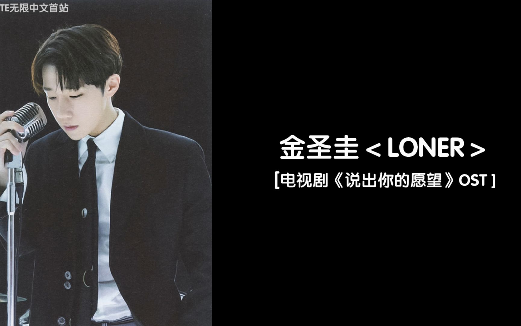 [图]【歌词中字】金圣圭 - LONER @电视剧《说出你的愿望》OST