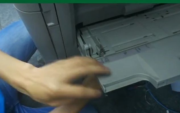 佳能c5235系列打印机手动送至器歪斜矫正方法