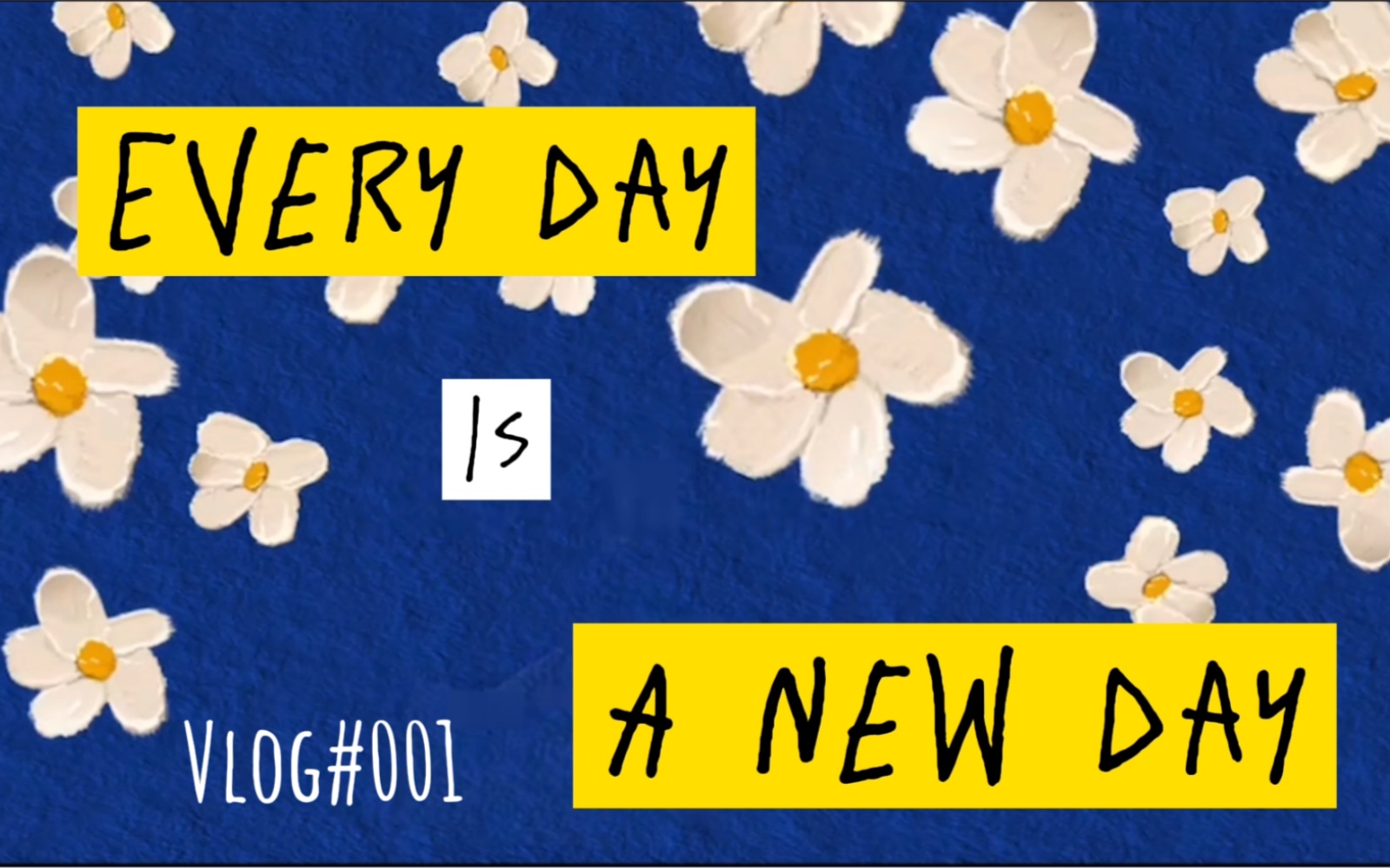 活动作品vlog001everydayisanewday