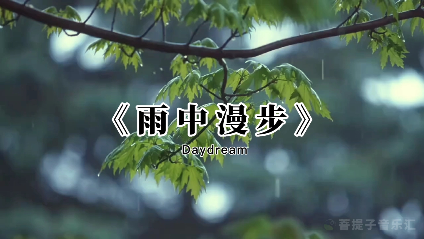 愿这一曲《雨中漫步》扫去你一整天的疲惫,伴你好梦哔哩哔哩bilibili