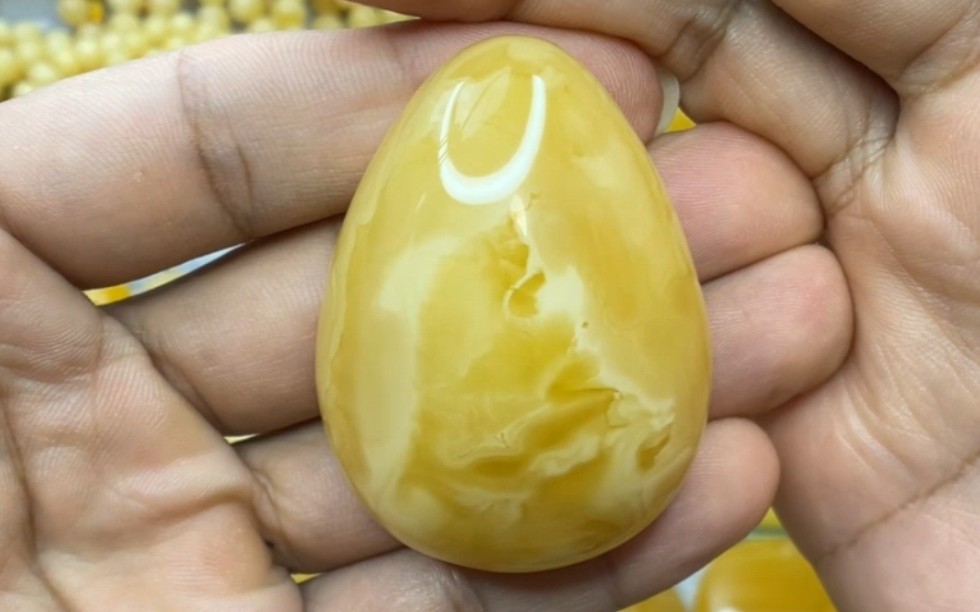 俄料奶咖妖花蜜蜡吊坠毛衣坠