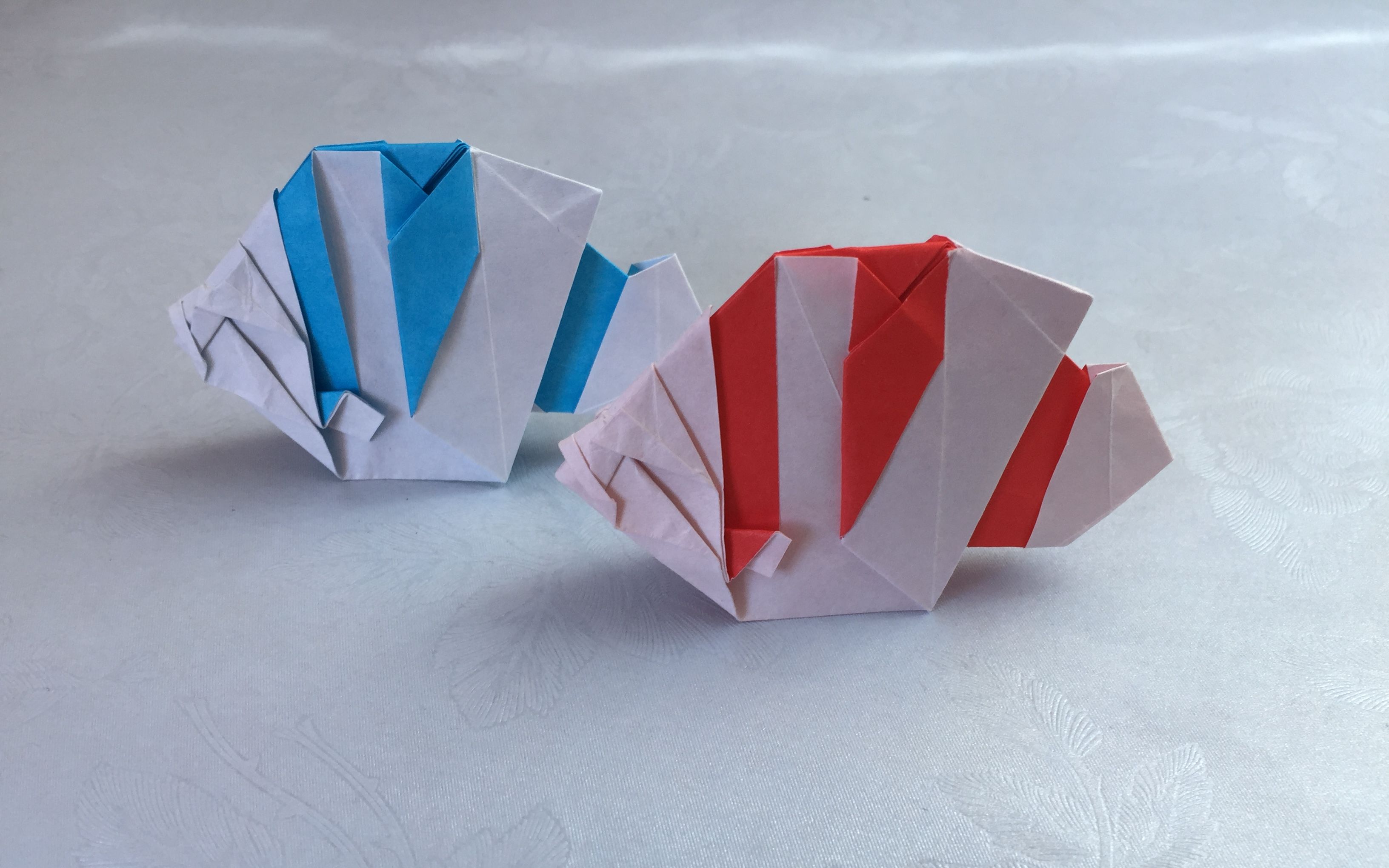 小樱学折纸七彩珊瑚鱼罗曼迪亚兹