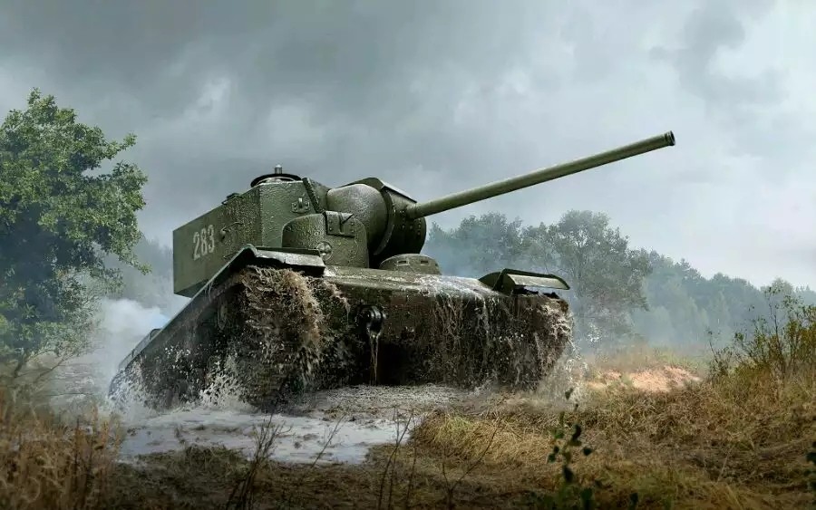 wotb坦克世界闪电战 毫发无伤kv5