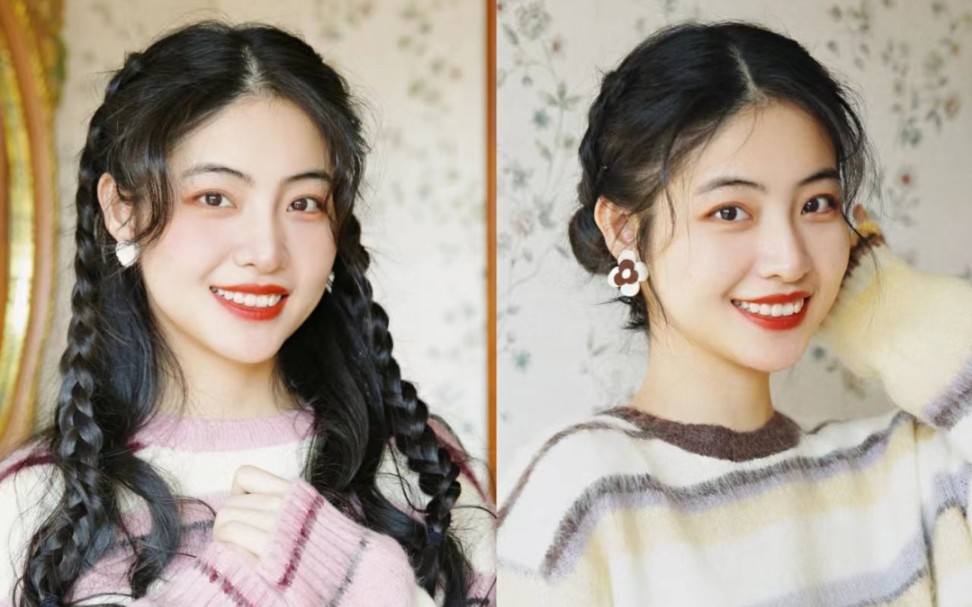 包教包会!两款简单日常的麻花辫发型教程