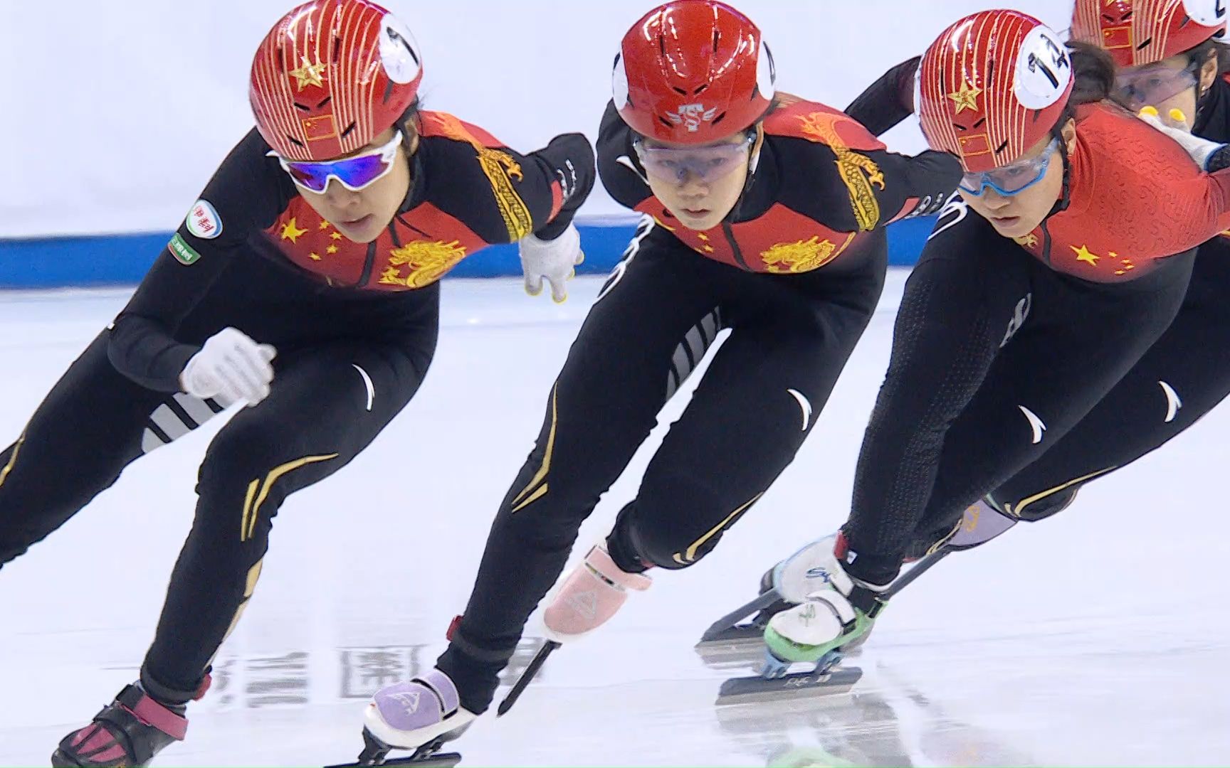 【高清无解说】短道速滑女子500米 半决赛 第一组 2023上海超级杯