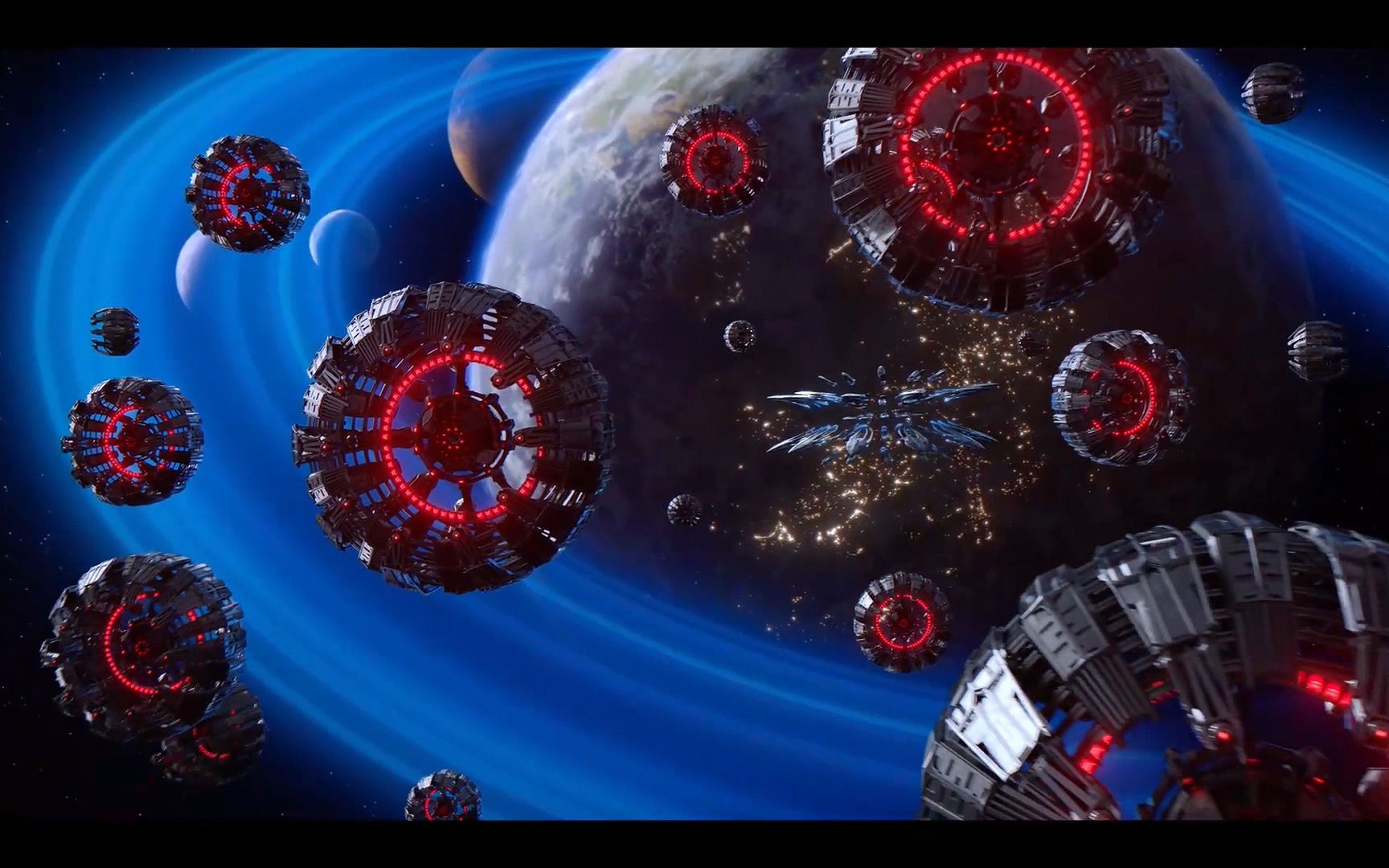 奥维尔号 第三季 星际舰队到达xelaya行星轨道