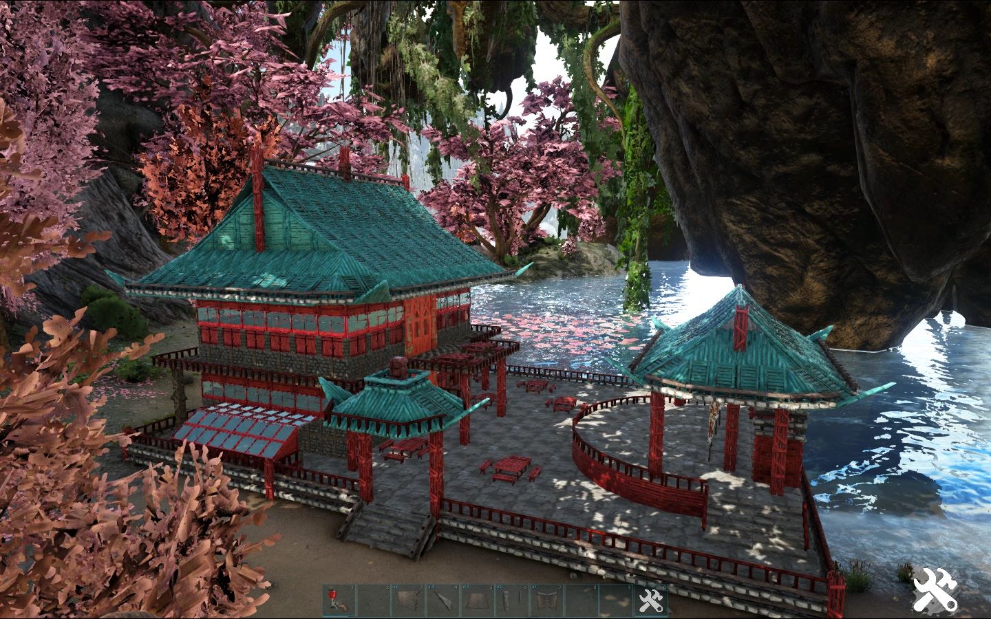 方舟建筑:茶馆与戏台