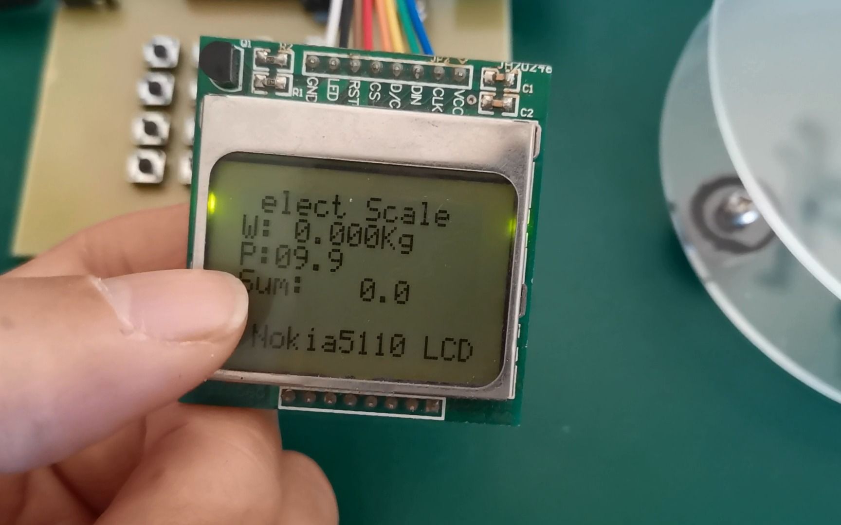 120基于51单片机矩阵按键计价电子秤nokia5110屏显示哔哩哔哩bilibili