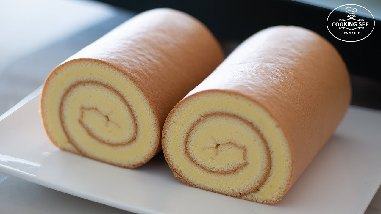 蛋糕基础制作瑞士蛋糕制作果冻滚蛋糕制作基本蛋糕swissrollcake主烤c