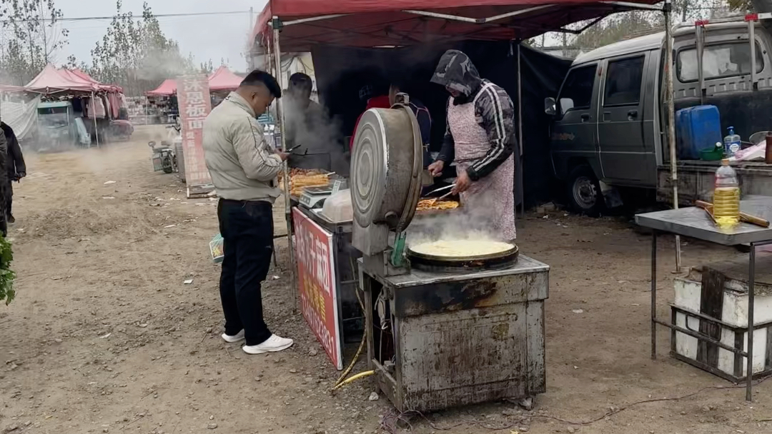 赶大集美食图片