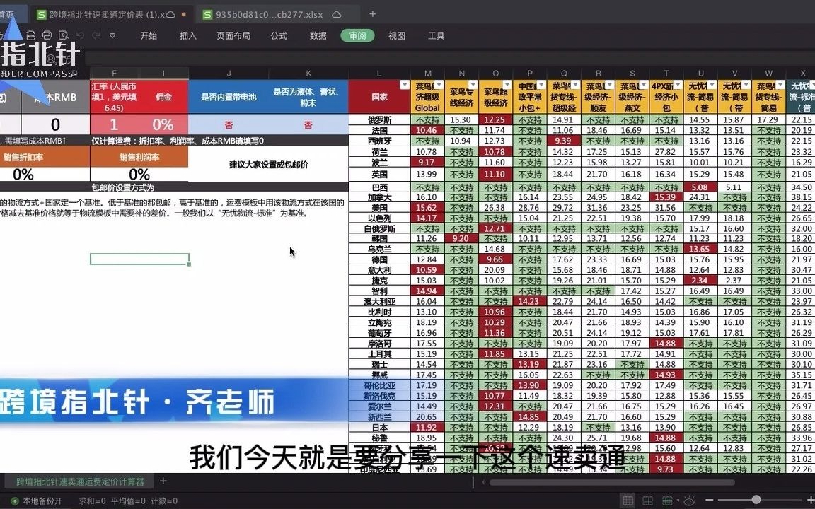 速卖通运费模板怎么制作 这里给大家分享下跨境电商速卖通平台的物流模板制作(基础)哔哩哔哩bilibili